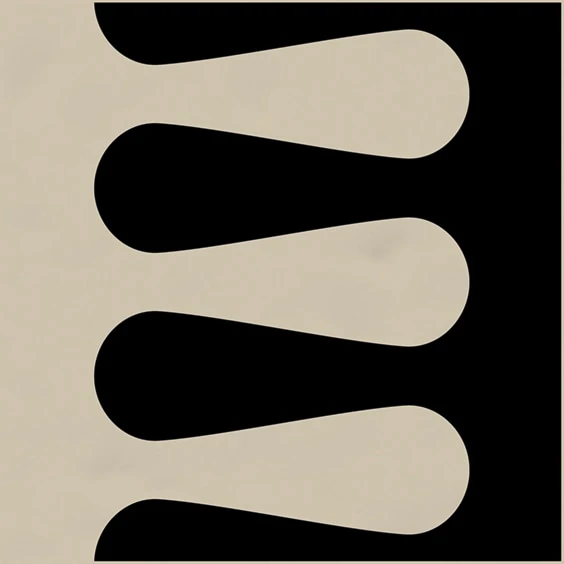 Faïence Murale Beige Et Noire MERINOS BEIGE NOIR 20X20- Unité