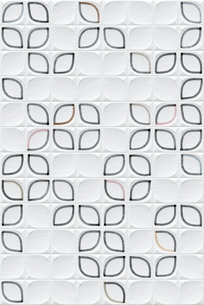 Faience Murale Brillante Multicolore ZULU 13x13cm - 0.676 M²