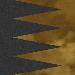 Faïence Murale Noir Et Dorée GOURGOURAN GRAFITO OR 20X20- Unité