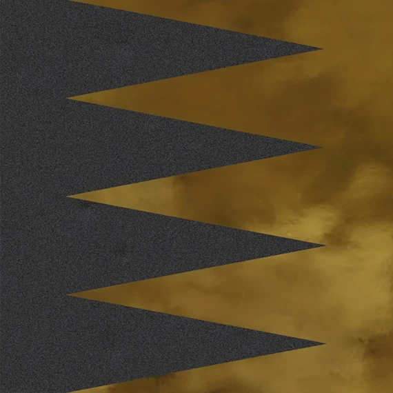 Faïence Murale Noir Et Dorée GOURGOURAN GRAFITO OR 20X20- Unité