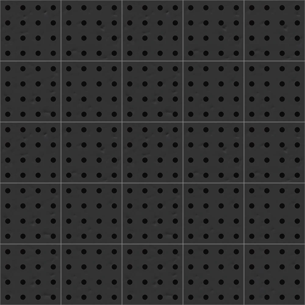 Faïence Murale Noire CHINTZ BASALTO 20X20- 1 M² – Image 2