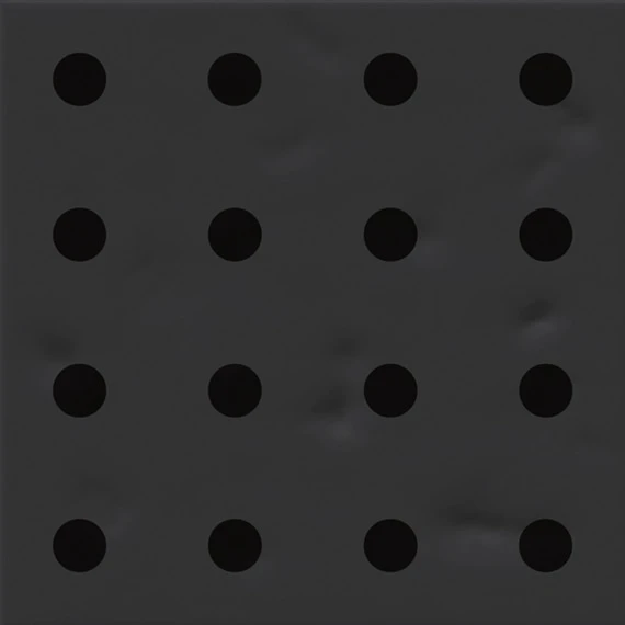 Faïence Murale Noire CHINTZ BASALTO 20X20- 1 M²