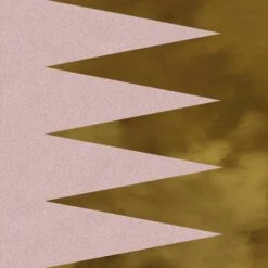 Faïence Murale Rosée Et Dorée GOUGOURAN CORAL OR 20X20- Unité