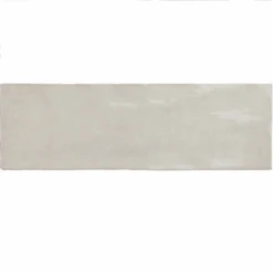 Faience Nuancée Effet Zellige Vert D'eau 6.5x20 RIVIERA VERT 25841-0.5 M²