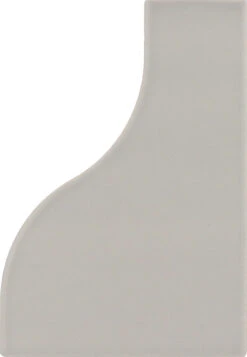 Faience Pâte Blanche Effet Vague CANNE GREY MATT - 8,3X12 - 0,48 M²