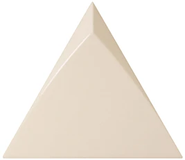 Faience Triangle à Relief MAFINGA TIROL CREAM 10,8X12,4 Cm - 0,13 M²