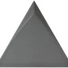 Faience Triangle à Relief MAFINGA TIROL DARK GREY 10,8X12,4 Cm - 0,13 M²