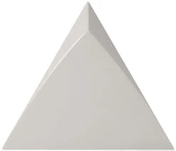 Faience Triangle à Relief MAFINGA TIROL LIGHT GREY 10,8X12,4 Cm - 0,13 M²