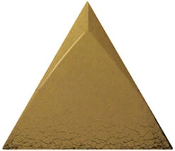 Faience Triangle à Relief MAFINGA TIROL METALLIC 10,8X12,4 Cm - 0,13 M²