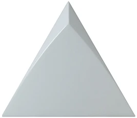 Faience Triangle à Relief MAFINGA TIROL SKY BLUE 10,8X12,4 Cm - 0,13 M²