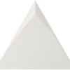 Faience Triangle à Relief MAFINGA TIROL WHITE MATT 10,8X12,4 Cm - 0,13 M²