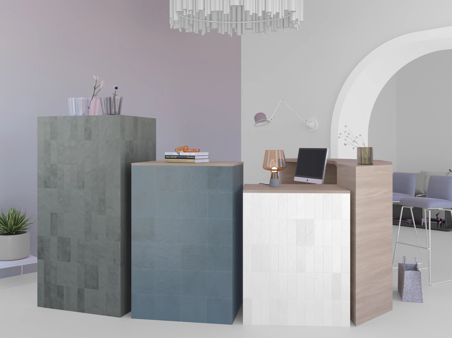 Faience Zellige MITULA VERDE 6.5X20 - 0.35 M² – Image 2