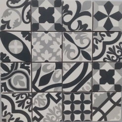 Lot De 3 M² - Malla Antan Black - Mosaique Grès Cérame - 3 M²