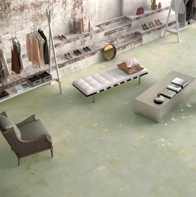 MOOD GREEN BRILLANT - 60X60 - 1,4 M² – Image 3