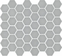 Mosaïque Mini Tomette Hexagonale 30x30 Cm SIXTIES GRIS Mate - 1m²