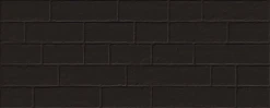 Parement Mural Briquettes Noires Marlon Edale Negro 20x50cm - 1m²