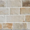 Parement Mural Réaliste Cérame Style Pierre 9x60 Cm MURETTO Beige MULTICOULEUR -0.76 M²