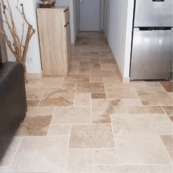 PETIT OPUS TRAVERTIN LIGHT MIX VIEILLI 1CH EP12MM - (52u/pal Soit 38.58m²) (0.74m² Par Module)