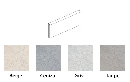 Plinthe Aspect Béton SPA BEIGE 9'4X60 - 15 Unités