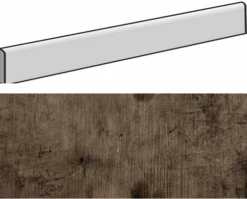 Plinthe Aspect Bois MODENA MARRON 9,4X59,3- 15 Unités