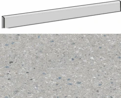 Plinthe Aspect Terrazzo JACEE CENIZA 9,4X80- 1 Unité