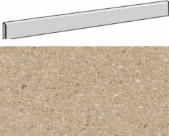 Plinthe Aspect Terrazzo JACEE MOSTAZA 9,4X59,3- 1 Unité