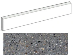 Plinthe Carrelage Aspect Terrazzo DRAKKEN DARK 7,2X60 - 10 Unités