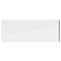 Plinthe De Carreau De Ciment Véritable Unie BLANC NEIGE 10x20 Cm - 4mL
