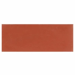 Plinthe De Carreau De Ciment Véritable Unie CERISE 10x20 Cm - 4mL