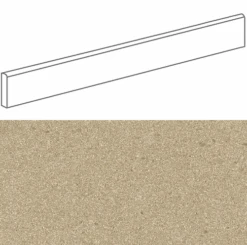 Plinthe Imitation Terrazzo 9,4x120 Cm GALBE MOSTAZA - 1 unité