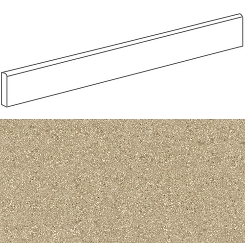 Plinthe Imitation Terrazzo 9,4x120 Cm GALBE MOSTAZA - 1 unité