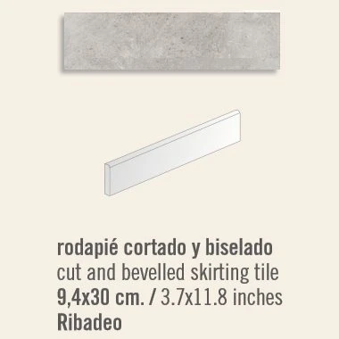 Plinthe Intérieur Ribadeo 9.4x30 Cm - 13.50mL