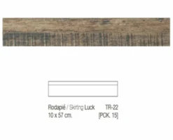 Plinthe Style Usine LUCK 10x57 Cm - 8.55mL