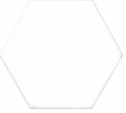 Tomettes Unie Ciment 19.8x22.8 Cm VERSALLES BLANC - 0.84 M²